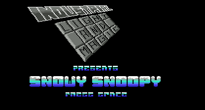 Snowy snoopy Title Screen